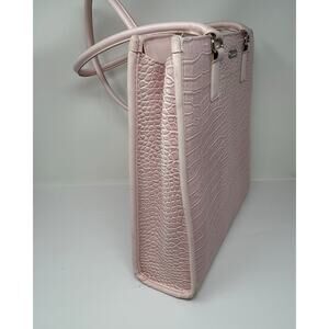 Targus Laptop Computer/Hand Bag Faux Snakeskin Light Pink Office Professional